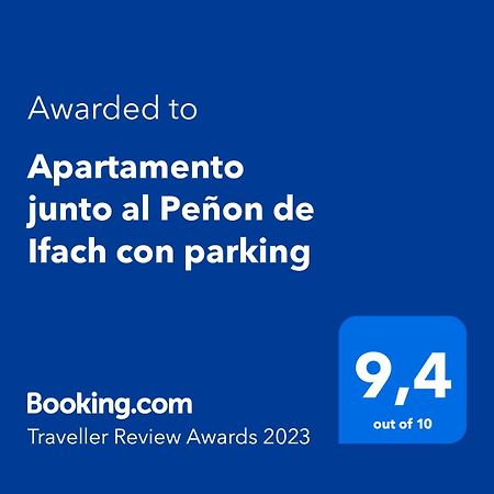 Apartamento Junto Al Penon De Ifach Con Parking Calpe Exterior foto